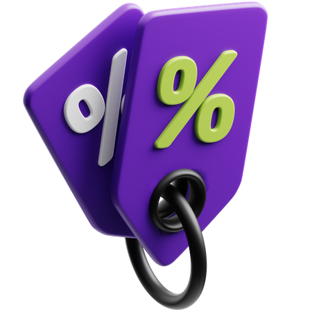 Discount Tag  3D Icon