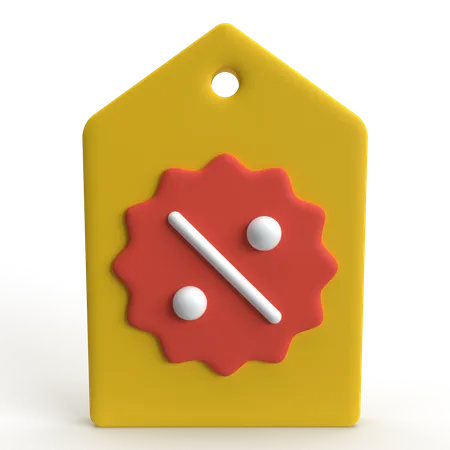 Discount Tag  3D Icon