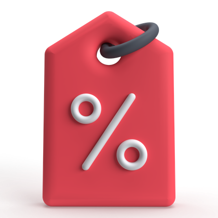 Discount Tag  3D Icon