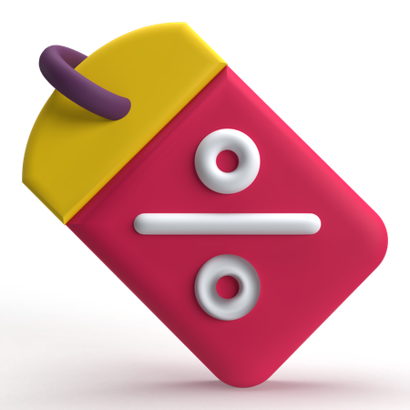 Discount Tag  3D Icon