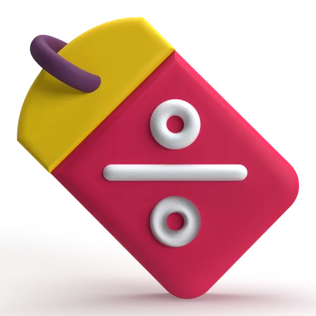 Discount Tag  3D Icon