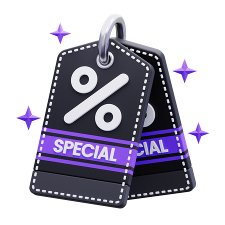 Discount Tag  3D Icon