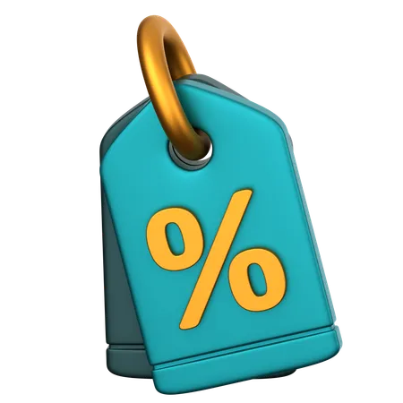 Discount Tag  3D Icon