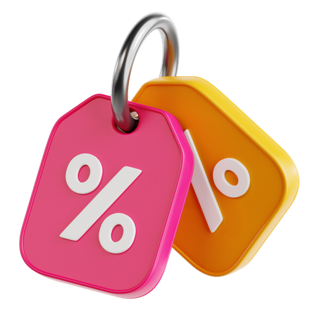 Discount Tag  3D Icon