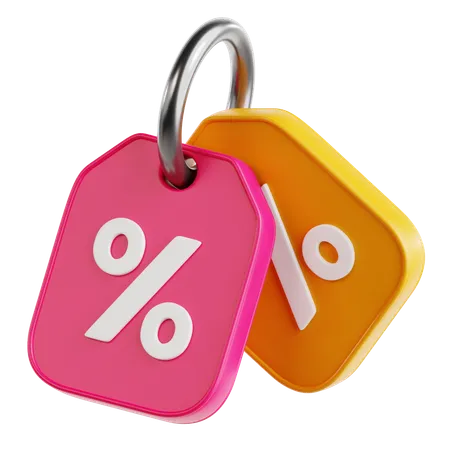 Discount Tag  3D Icon