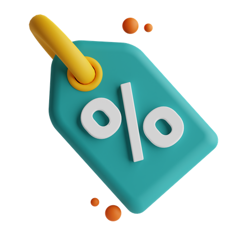 Discount Tag  3D Icon