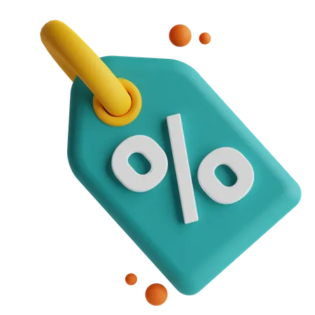 Discount Tag  3D Icon