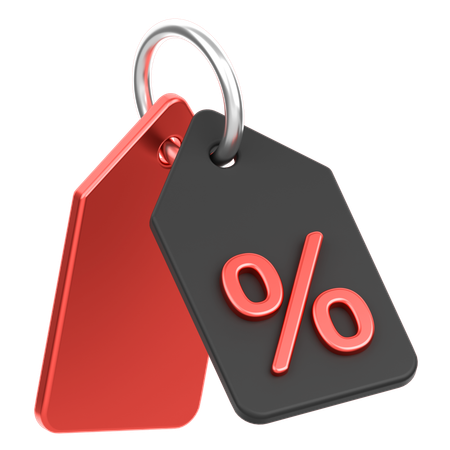 Discount Tag  3D Icon