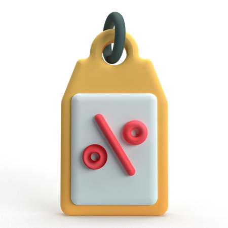 Discount Tag  3D Icon