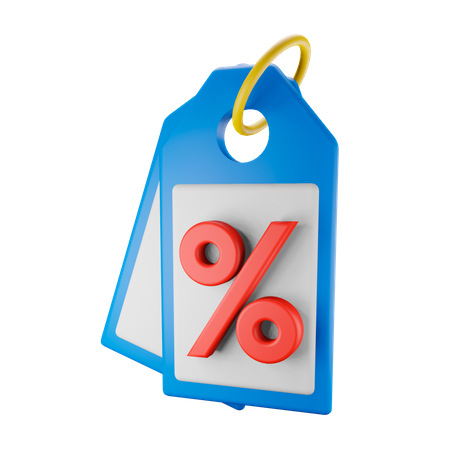 Discount Tag  3D Icon
