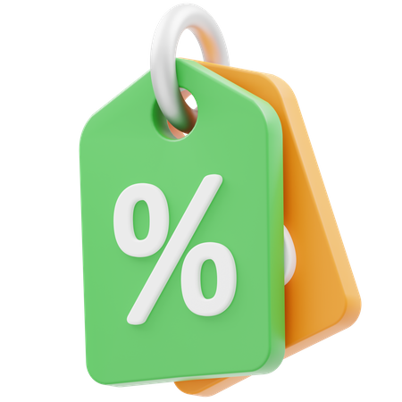 Discount Tag  3D Icon