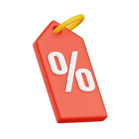 Discount Tag  3D Icon