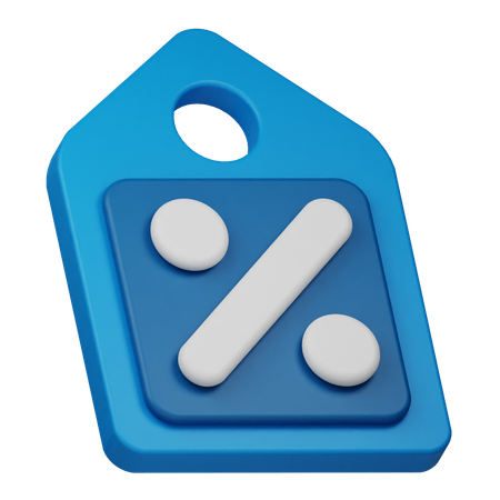 Discount Tag  3D Icon