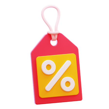 DISCOUNT TAG  3D Icon