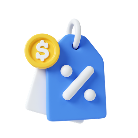 Discount Tag  3D Icon
