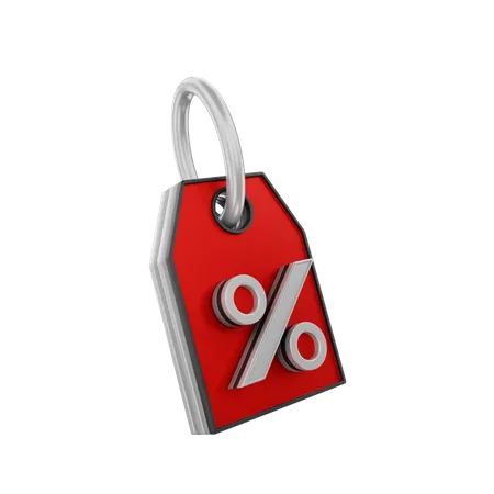 Discount Tag  3D Illustration