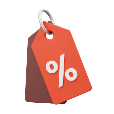 Discount Tag  3D Illustration