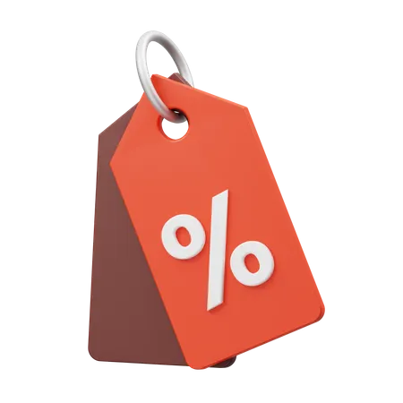 Discount Tag  3D Illustration