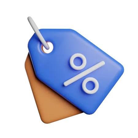 Discount Tag  3D Illustration