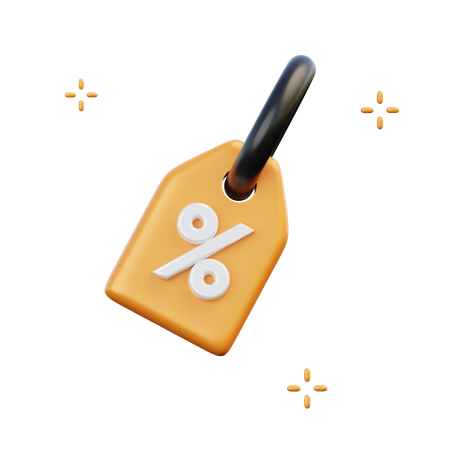 Discount Tag  3D Illustration