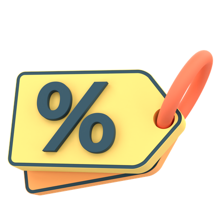 Discount Tag 3D Icon