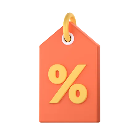 Discount Tag 3 D Icon Perfect For E Commerce Element 3D Icon