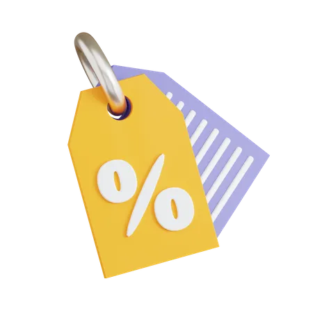 Discount Tag  3D Icon