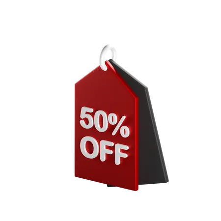 Discount Tag 3 D Render Isolated Images 3D Icon