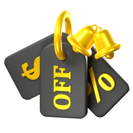 Discount Tags  3D Icon