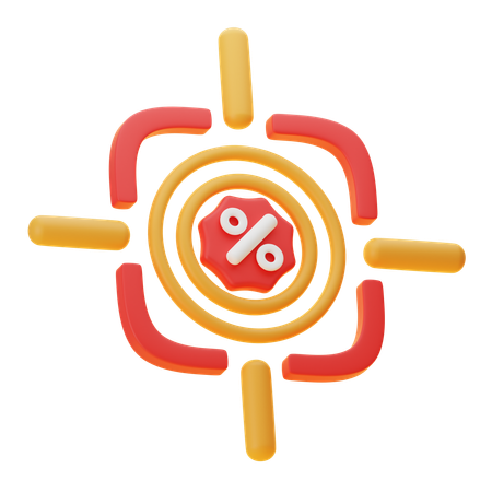 DISCOUNT TARGET  3D Icon