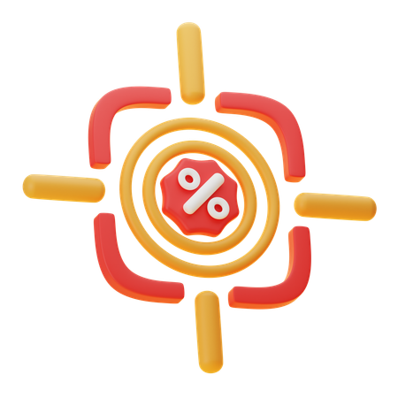 DISCOUNT TARGET  3D Icon