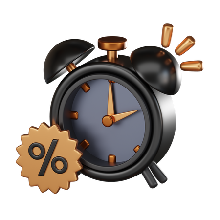 Discount Time  3D Icon