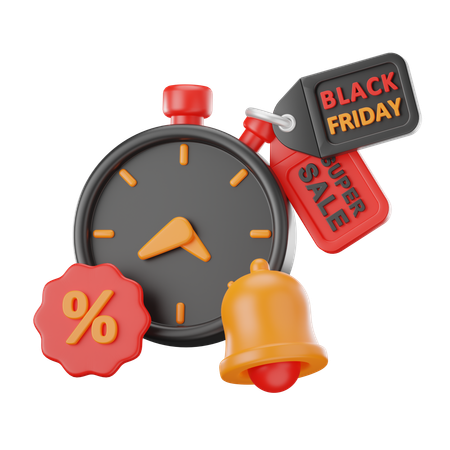 Discount Time  3D Icon