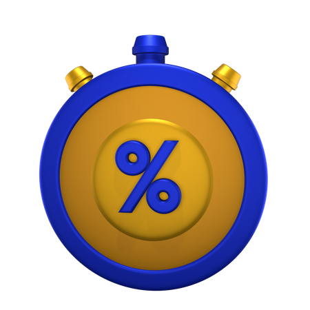 Discount Time  3D Icon