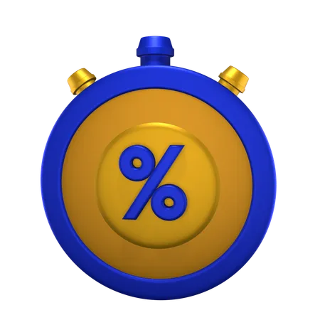 Discount Time  3D Icon