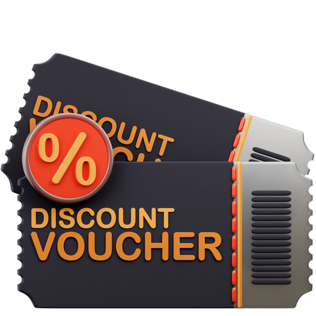 Discount Voucher  3D Icon