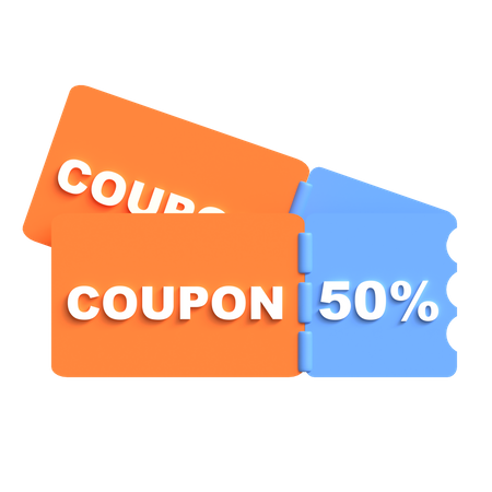 Discount Voucher  3D Icon