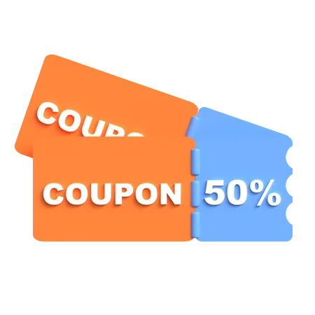 Discount Voucher  3D Icon