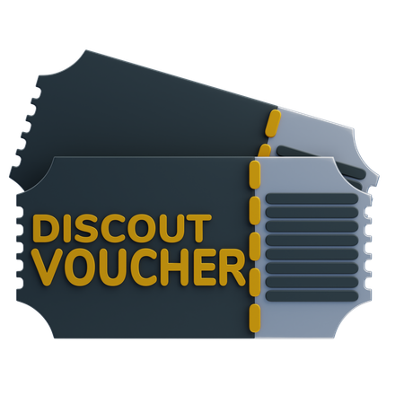 Discount Voucher  3D Icon