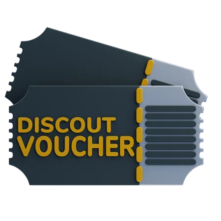 Discount Voucher  3D Icon