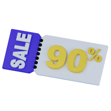 Discount Voucher  3D Icon