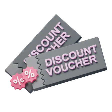 Discount voucher  3D Icon