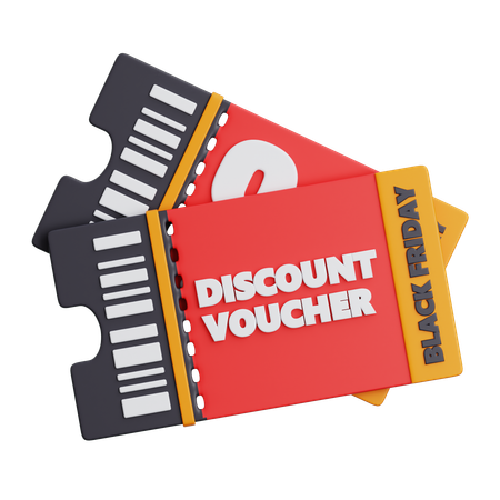 Discount Voucher  3D Icon