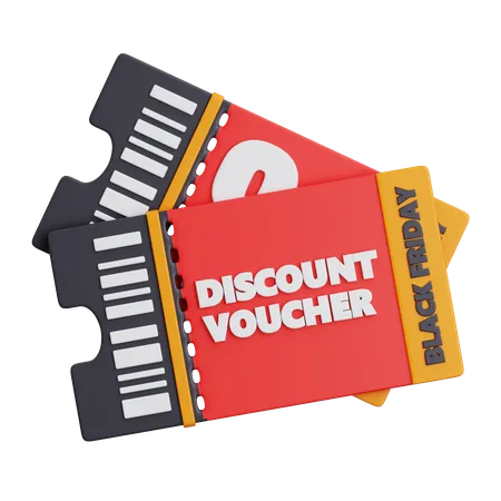 Discount Voucher  3D Icon