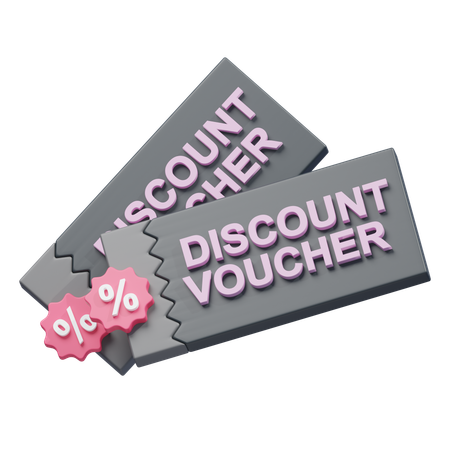 Discount voucher  3D Icon