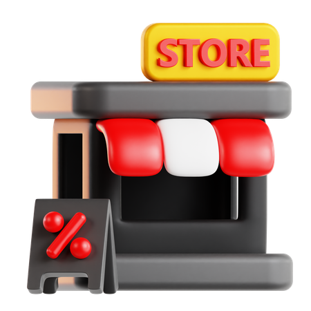 Discounter  3D Icon