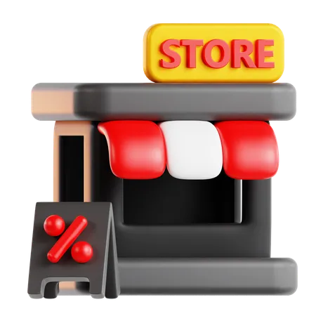 Discounter  3D Icon