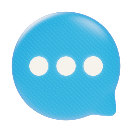 Conversation vocale  3D Icon