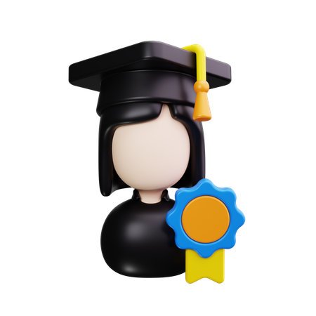 Valedictorian  3D Icon