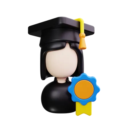 Valedictorian  3D Icon